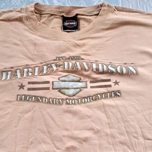 A Harley Davidson t-shirt